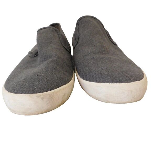 SEAVEES Baja Slip-On Loafers Sneakers mens sz 9‎ Gray Vintage Washed Linen - Picture 5 of 8